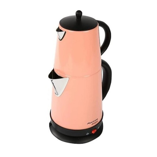 Awox Demplus 2200 W Çelik Çay Makinesi Pembe