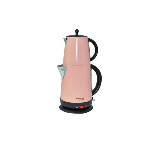 Awox Demplus 2200 W Çelik Çay Makinesi Pembe