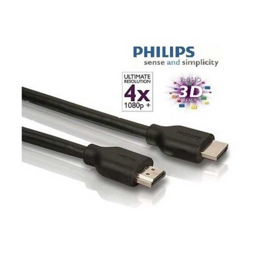 Philips 4K Destekli SWV5401H 1,8m ( ULTRA HD - 3D ) Ethernet HDMI Kablosu
