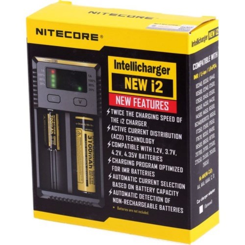 Nitecore I2 İki Yuvalı Pil Şarj Cihazı 2014 Versiyon