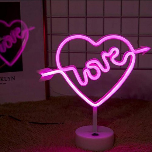 Love Neon Led Masa ve Gece Lambası