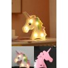 3D Unicorn Led Masa ve Gece Lambası